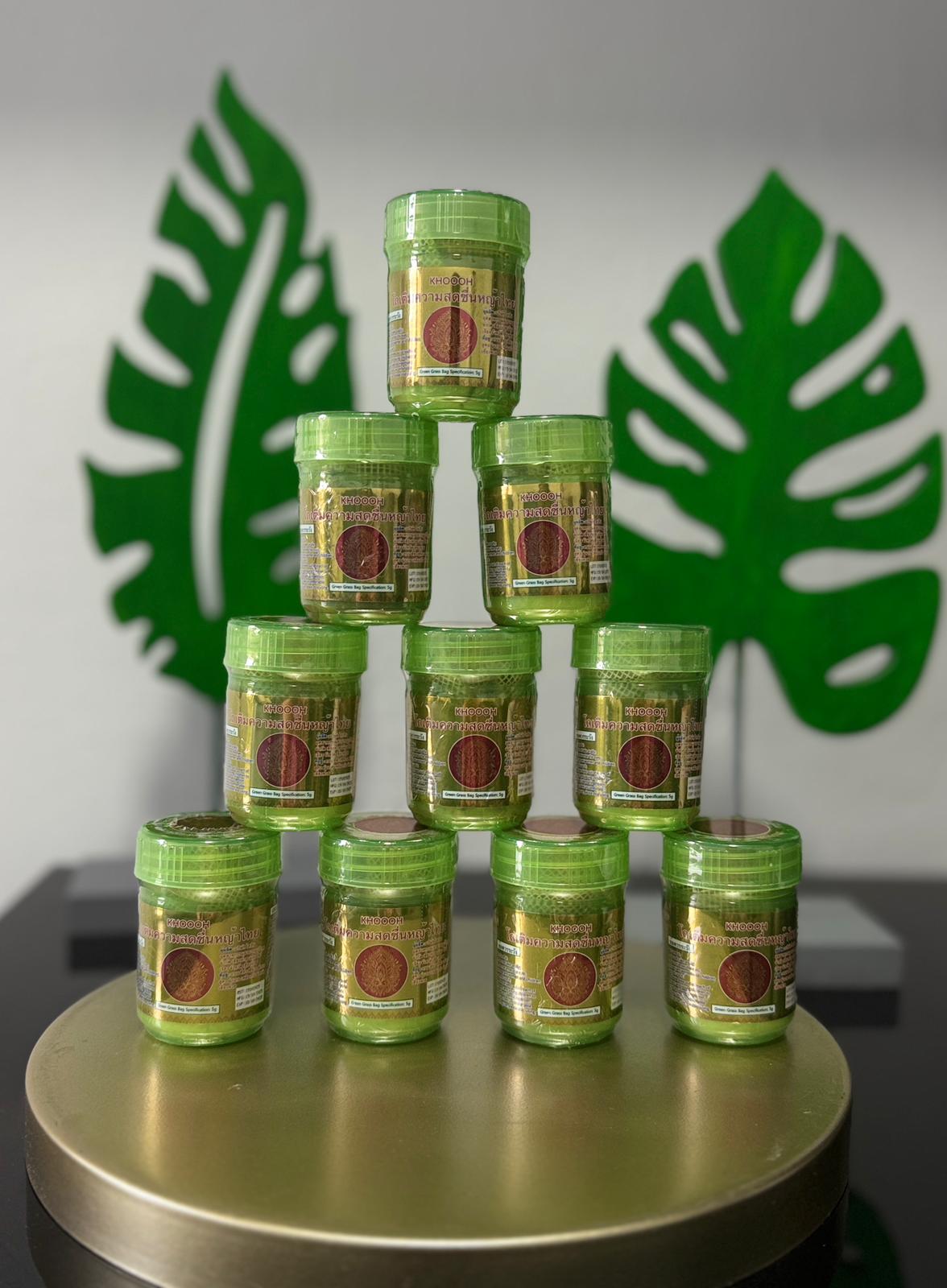 PACK 10 GREEN INHALADORES HERBALES TAILANDESES